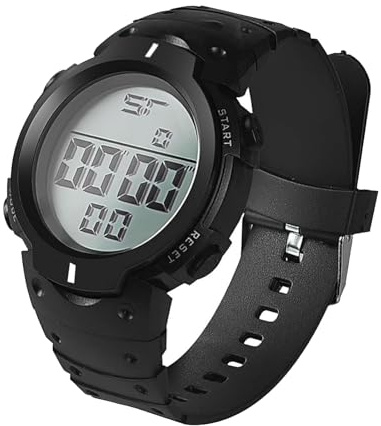 JBLJDWD Referee Watch, Digital Watch, Stopwatch Wrist Stop Watches Suitable Men Women Running Swimming & Outdoor Training with Alarm/Timer Backlight Nighttime (Black and White)