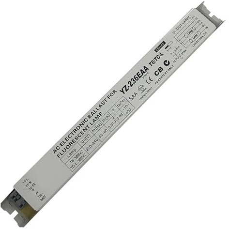 Balasto electrónico, Balasto electrónico for lámpara de neón/fluorescente YZ-236EAA T8 TC-L 220-240 V 2 x 36 W 2 x 40 W L290D