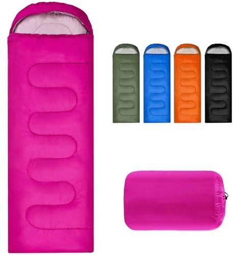 Sleeping Bag for Camping,Sleeping Bags for Adults Backpacking Waterproof, Small Packed Ultralight Carry Bag, 3 Seasons Adult Blanket, Soft,Thick and Warm, for Outdoor Hiking, Camping,Travel