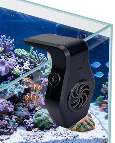 DONGKER Ventilateur de Refroidissement pour Aquarium,avec 2 Vitesses | Ventilateur Mural USB,Jusqu'à 10 Mm D'épaisseur,Fixation Manuelle Par Vis,Utilisation Ultra-silencieuse