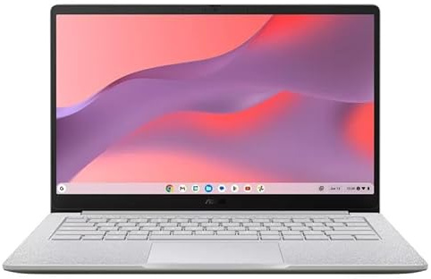 ASUS Chromebook CX1405 14 Laptop | Intel N4500 | 4GB RAM | 64GB Storage | ChromeOS | Full HD Display | HD Webcam | Grey (Renewed)