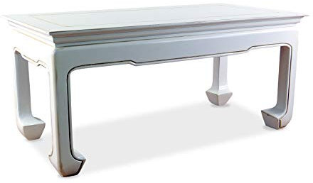 Chinesischer Tisch aus Mahagoni – 100x50x45cm – China Tisch | Edler Couchtisch | Sofatisch der Marke Asia Wohnstudio | Massivholztisch (Handarbeit)