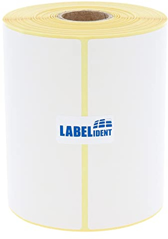 Labelident Versandetiketten (102 x 210 mm) - 210 Thermo-Top-Etiketten auf 1 Rolle(n) 25 mm Kern | Selbstklebende Label mit Trägerperforation für DHL, DPD, Fedex, GLS, Hermes, UPS