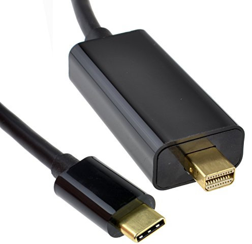kenable USB 3.1 Type C to Mini DisplayPort 4K 60Hz Adapter Cable Black 2m [2 metres]