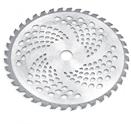 Zerodis 10 Pouces Lame de Scie à Bois Circulaire 40 Dents 25,4 Mm avec Pointe de Carbure Disques de Roue Jardin Herbe Brosse Strimmer Trimmer Weed Outil de Puissance