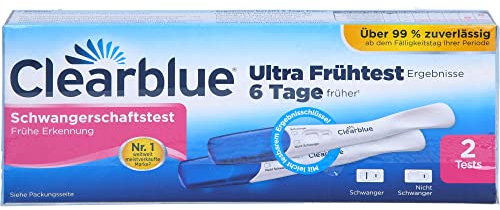 Wick Pharma/Procter & Gamble Clearblue Schwanger Fruehe, 2 Stück