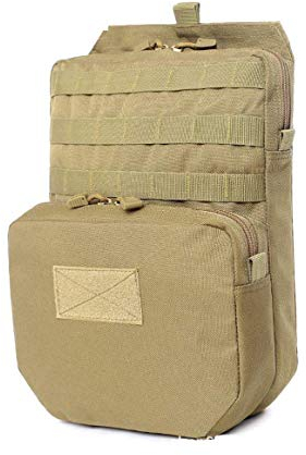 Gocheer Taktische 3L Trinkrucksack 1050D Gurtband wasserdichte Molle Outdoor Wasser Tasche, CS Spiel Military Weste Zubehör Jagd Tasche