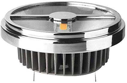 2 x Megaman 18W LED Reflector G53 AR111 Dimmable Light Bulb, 30V, 2800k, 1500lm, 24D with TCH Technology, 25 Year Life