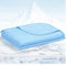 Avoalre Cooling Blanket 200x220cm Bamboo Arc-Chill 3.0 Cool Fiber Q-MAX>0.5 Summer with Double-sided Design Absorb Heat Soft Lightweight Cool Bed King Size Bleu