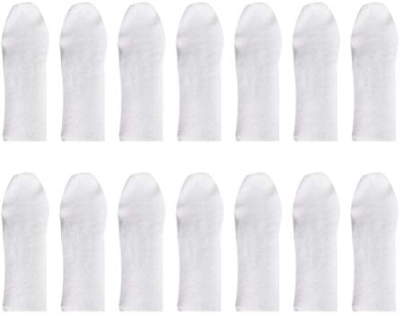 FRCOLOR Einweg Fingerlinge Baumwolle Finger Kappe Ärmeln Daumen Protector Fingerspitzen Kissen Stoff Finger Handschuhe Finger Schutz 150Pcs