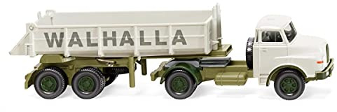 Wiking 067707 H0 MAN Hinterkippersattelzug Walhalla Kalk
