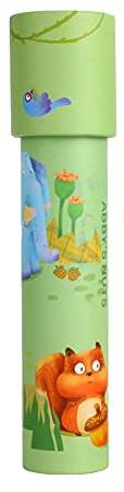 NOOLY Kinder Kaleidoskop Lernspielzeug für Kinder und Mädchen ZWHT0202 (1 Stück,Abbys Nuss)