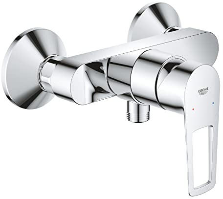 Grohe Bauloop 23634001 - Grifo monomando para ducha, color plateado