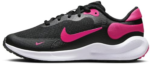 Nike Revolution 7 GS, Scarpe con Lacci Unisex-Bambini, Black/Hyper Pink/WHI, 32 EU
