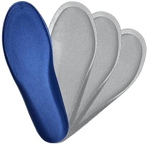 2 Par Memory Foam Skosulor för kvinnor och män,Absorption och stötdämpning Komfort och mjukhet, Inre sulor för tofflor, Sport och mer (38, Unik)