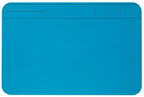 YoiYee Heat-Resistant Silicone Soldering Work Mat – 500℃ Insulation, Anti-Static, 30x20cm Repair Station Pad for Electronics Welding