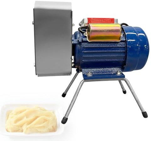 BDJSN Kommerzieller 750-W-Kartoffelstampfer, 30 kg/h Multifunktionale elektrische Apfelmuspresse aus Edelstahl, 220 V. Kleine Gemüse- und Obstmühle für Fabrik, Restaurant, Snackbar