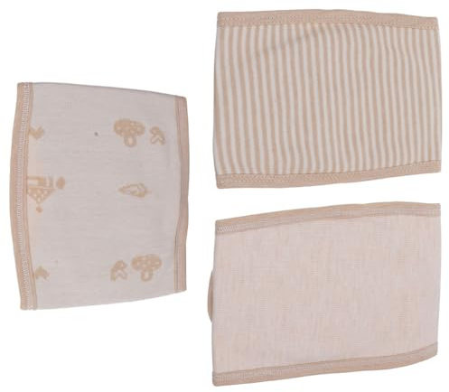 Babybauchbänder aus Baumwolle, 3 Stück-pack für Babys und Neugeborene | Bauchschützer für Kleinkinder, Leicht und Weich, Passend für Jede Jahreszeit