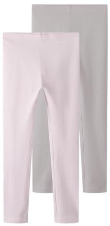 Nkfvivian 2P leggings L Noos, Cradle Pink, 146-152