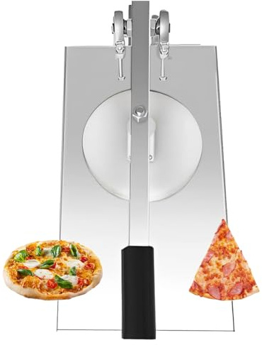 Commercial Pizza Press(12-24cm), Pizza Dough Press Machine, Adjustable Angle + Leverage Principle, for Western Food Shops, Pizza, Pie, Tortillas,20CM