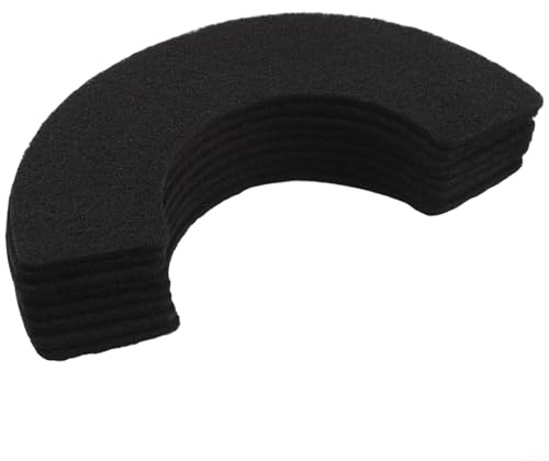 Yhenlovtt Aktivkohle-Katzentoilettenfilter, 8 Stück/10 Stück desodorierende Wattepads zur Geruchskontrolle, einfach zu ersetzen, kompatibel mit 4 Kohlefilterschalen (8 Stück)