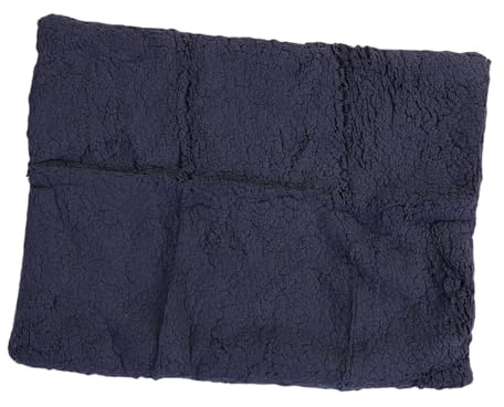 XZXCVN Haustier Wärmepad aus Plüsch, 61x45cm, Weiche Schlafmatte für Hunde und Katzen - Rutschfestes Design, Wärmend und Komfortabel für Kaltes Wetter (Dunkelgrau)