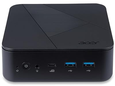 Acer Veriton Mini PC Intel i5-1334U (fino a 4.6GHz), 8GB RAM DDR4, SSD 512GB PCIe, Windows 11 Pro, WiFi 6, Dual LAN, HDMI DisplayPort USB-C, Desktop Compatto NUC