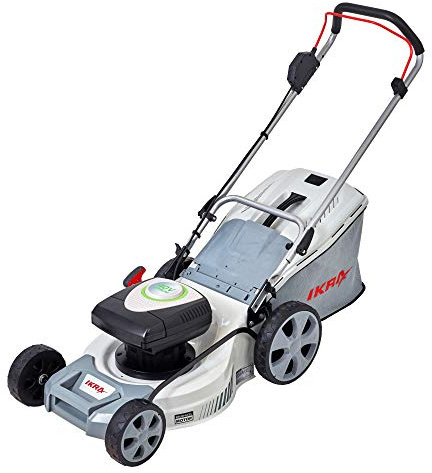 IKRA Akku Rasenmäher Mulchmäher IAM 40-4325 TwinPower 2x40V Fangbox 50l Schnittbreite 43cm
