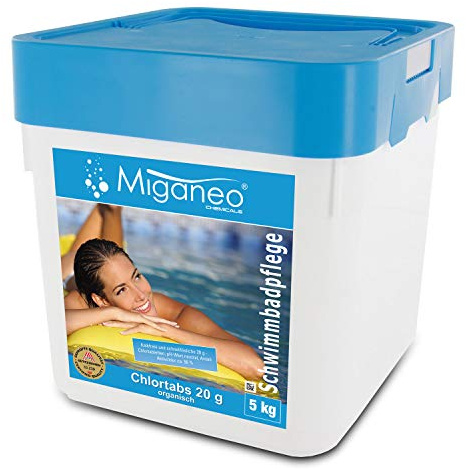 Miganeo Chlortabs/Chlortabletten 20 g - 5 kg - Schnelll??Slich | Effektiv | Neutralisierend