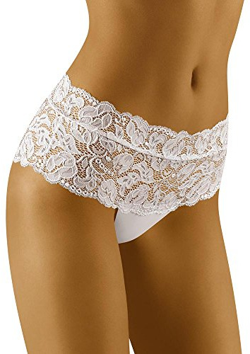 Wolbar WB413 Dame Shorts Hipsters Spitze Normaler Bund