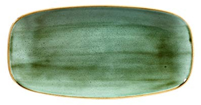 Churchill Stonecast -Oblong Plate Platte- 29,8x15,3cm, Farbe wählbar (Samphire Green)