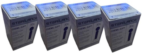 CHEMIL Srl Lancette pungidito sterili compatibili universali G30-4 Confezioni (200 pz)