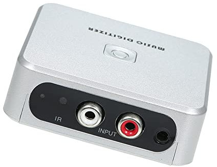 HUIOP Musique Numériseur de Musique Lecteur de Musique analogique sur Carte SD Lecteur USB Mini-Port de Lecture,Enregistreur Capture Audio avec Ports Convertisseurs Audio numériques pour Home Studio