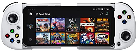 ShanWan Manette Smartphone pour Android/iOS, Manette Telephone avec Batterie, Manette de Jeu Mobile Bluetooth pour PS Xbox Cloud Steam Link GeForce NOW MFi Arcade Games