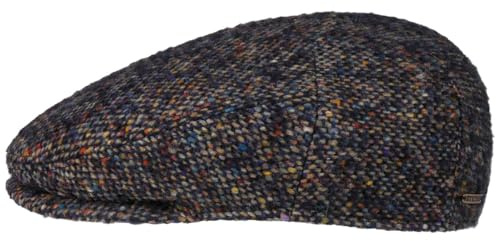 Stetson Colour Spots Driver Flatcap Tweed Multicolour Made in EU Herren Herbst Winter