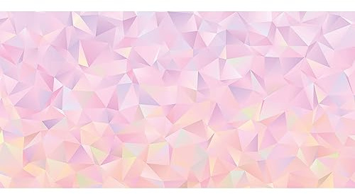 HUBDECO Schutzunterlage für den Schreibtisch - Schützt Schreibtisch vor Kratzern und Schäden - Langlebig, Hitzebeständig - Pflegeleicht, Wasserfest - Mauspad - 90x45cm - Rosa Abstrakt