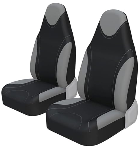 Siège Voiture Housse Pour TOYOTA pour Aygo 2 pièces siège avant seau siège voiture couvre universel voitures camions SUV siège protecteur Couvre Siege Auto (Color : 1)