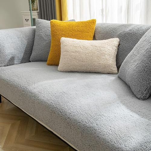 IMSGVIFO Couch Überzug,Sofa Überzug 1/2/3/4 Sitzer L Form Sofa Cover Sofa Überzug Ecksofa, 2023 Neue Universelle rutschfeste Sofa Überwurf, Solide Dicke Strukturierte Sofaschoner für Wohnzimmer