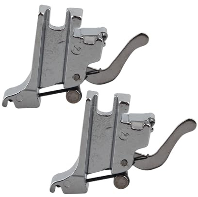 Jopto 2 Stück Nähfußhalter mit Hohem Schaft Universal Nähfußschaft Kompatibel mit den Meisten Hohen Schaft Nähmaschinen Brother, Toyota, Kenmore, Pfaff, Babylock, Simplicity