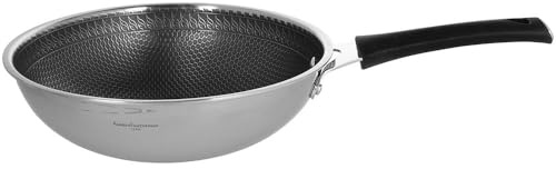 Andrea Fontebasso Wok 1 Manico 28 Cm Acciaio Inox linea Luxury Design
