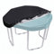 YUJHON Tuff Tray Cover, Sand Water Pit Tuff Tray Table Cover with Strong Elastic Edges and Buckle, Black (100 x 100 x 10cm) Universal Fit Any Tuff Tray Size
