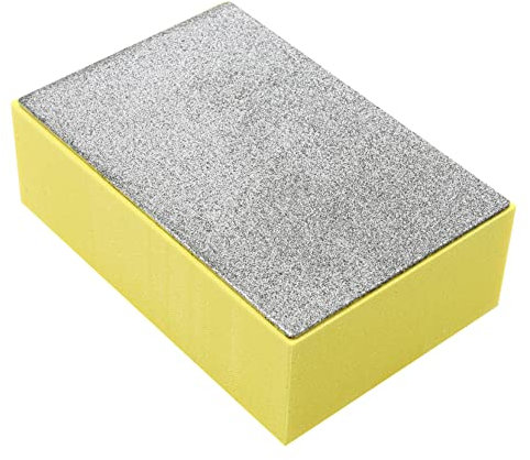 WOONEKY 1pezzi Tampone Levigatura Grit Utensile Per Lucidatura e Rimozione Sbavature Per Piastrelle e Portatile e Facile Usare