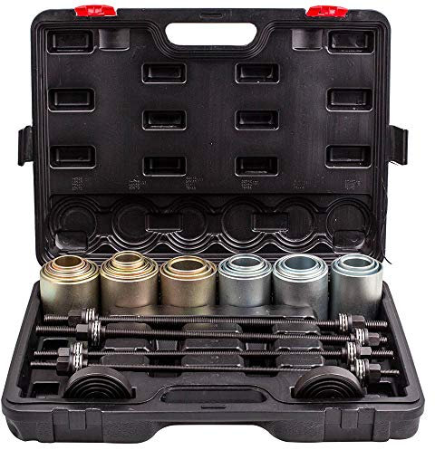 ZUYNPOQ Kit pressa Universale da 26 Pezzi, Set di rimozione e Installazione di boccole, Cuscinetti, Attrezzi da Garage