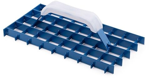 MIVOS Schleifraspel - Profi-Schleifbrett - Gitterrabot - Putzhobel - 290x145mm - Stahl Raspelbrett, Putzglätter - Gipsabstreifer - Putzkratzer - Edelputzkratzer