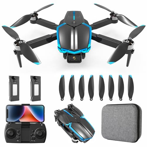 Drone con Telecamera 4K per Bambini e Adulti | Motore Brushless/FPV/Controllo Gesto/Avvio One-Key/36 Mins Tempo di Volo | Viaggio/Giocattolo Regali per Ragazze e Ragazzi