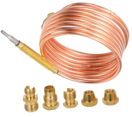 ibasenice Thermoelement-ersatz Mit Stecker Für Gas-heizgeräte Warmwasserbereiter Und Grillkamine Präziser Temperatursensor Für Heizgeräte
