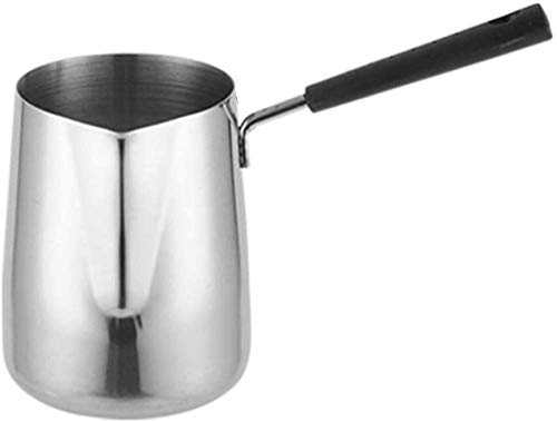 zaizai Cafetera Turca, Cafetera Moka De Acero Inoxidable, Cocina De Inducción, Tetera, Tetera, Cafetera, Estufa De Gas, Calefacción, Duradera, 350 Ml