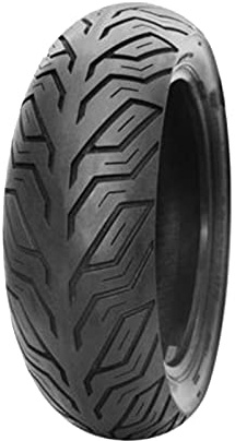 Pneu moto 120/70 – 10 54L compatible avec Vespa LX125 gomme renforcée sans chambre à air pour route Deestone X pour scooter moto
