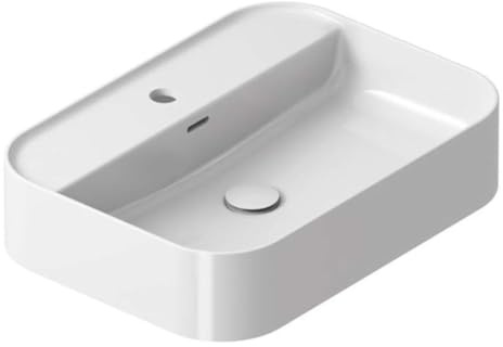 Design Waschbecken | Aufsatzwaschbecken | Rechteckig Waschtisch | Keramik Waschschale | Handwaschbecken Ceramic Slim Shelf R | Rechteck | RAVAK