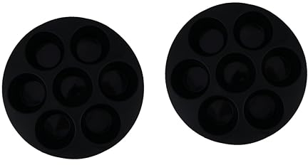 BESTonZON 2pcs Silicone Molds for Cupcakes Cake Cups Easy to Clean Versatile for Air Fryer Baking